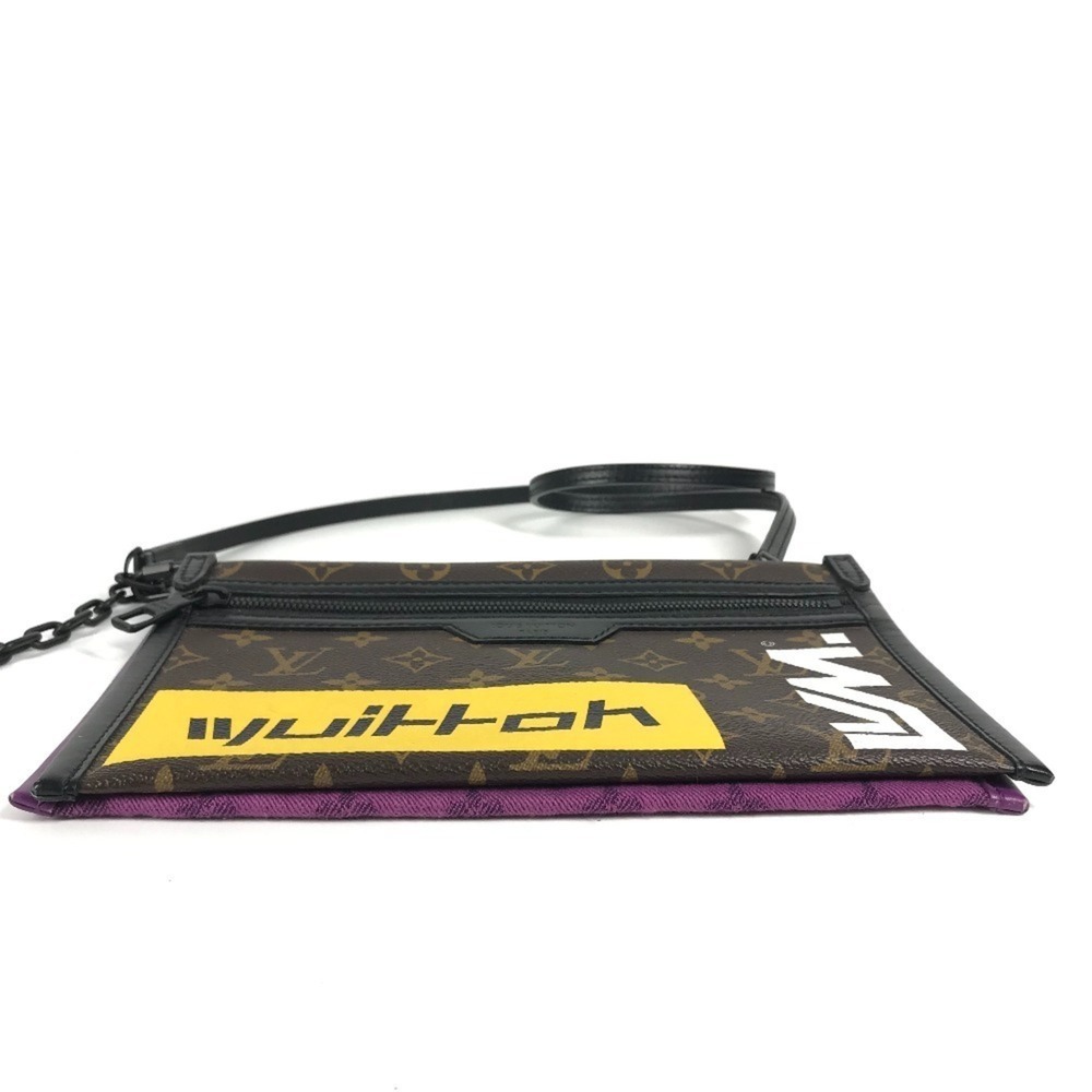 LOUIS VUITTON Brown Monogram Canvas Pochette Shoulder Bag - Picture 6 of 15